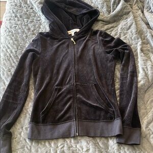 Juicy Couture Black Velour Hoodie